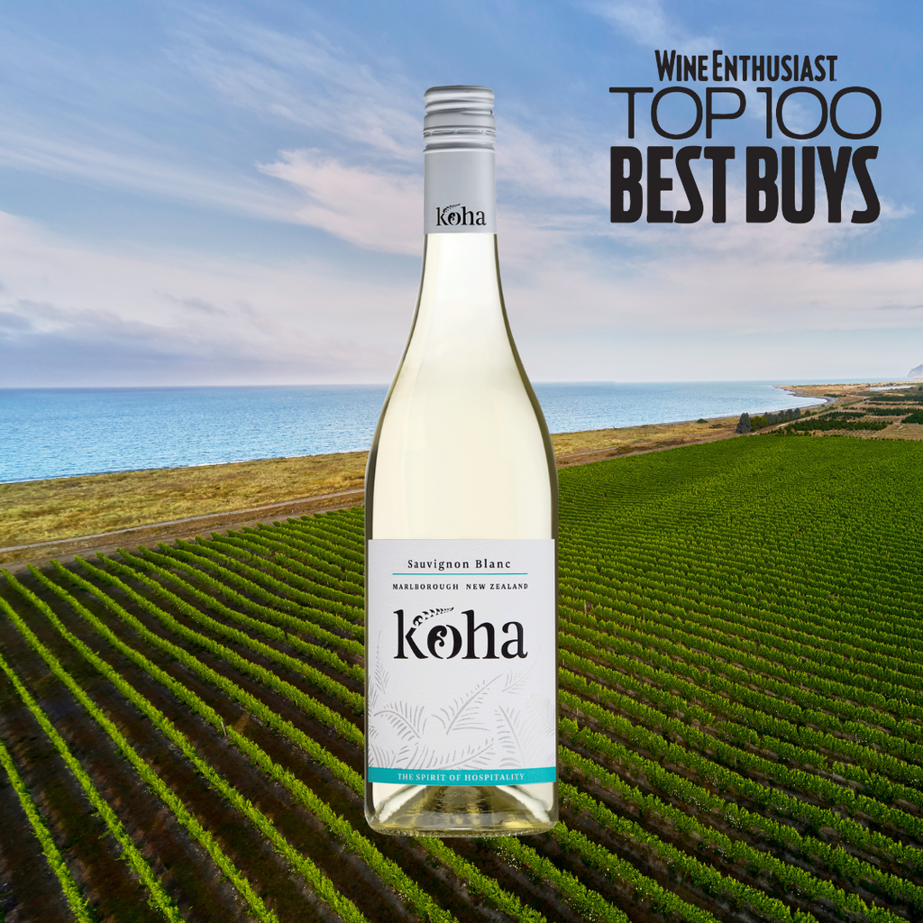 Koha Sauvignon Blanc in 'Top 100 Best Buys of 2022' te Pā Wines