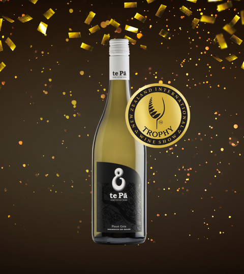 te Pā Wins Trophy for Champion Pinot Gris at NZ International Wine Show