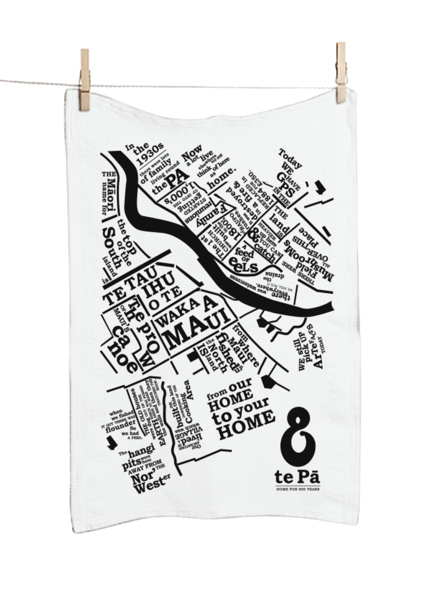 te Pa Tea Towel